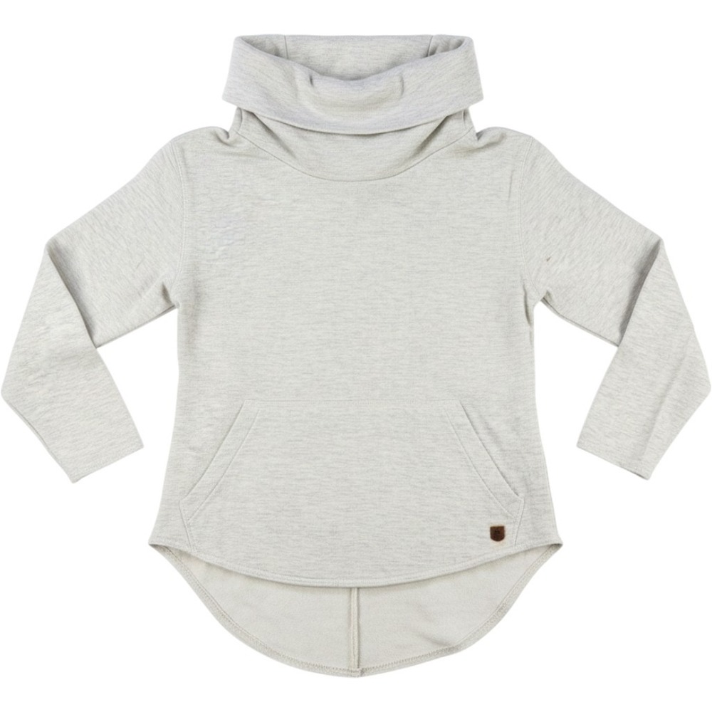Burton The Midwinter Cowl Neck Sweatshirt Womens Medium Ivory Pocket Pullover